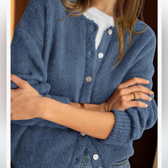 Blue Cardigan - Picture 2 of 5